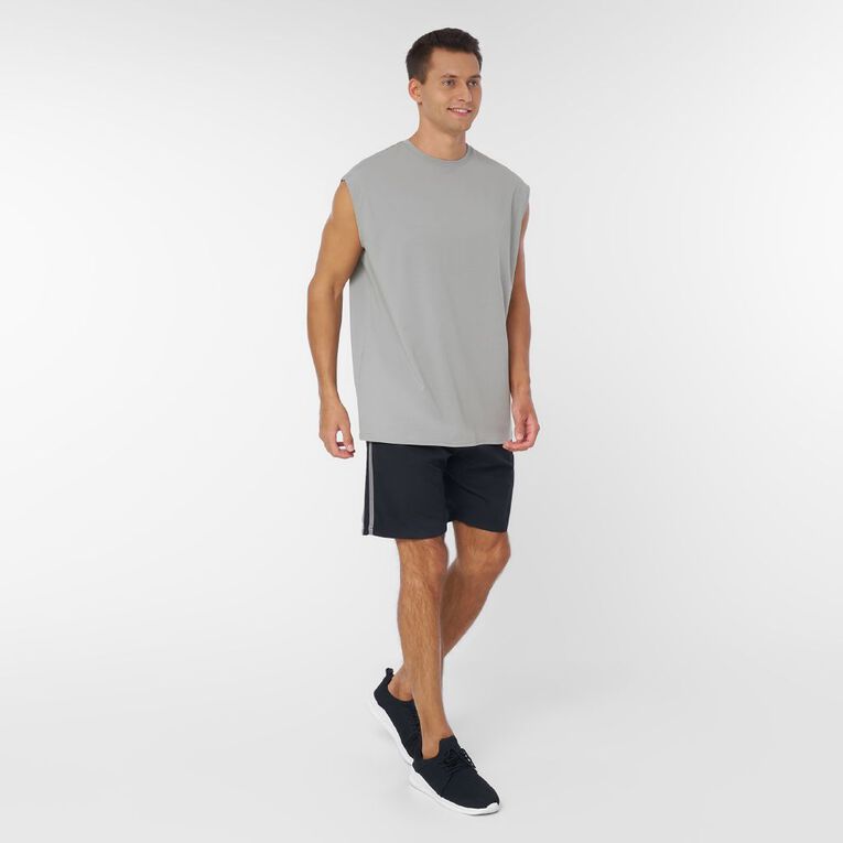 Active Intent Men's Hybrid Tank, Grey Mid, hi-res
