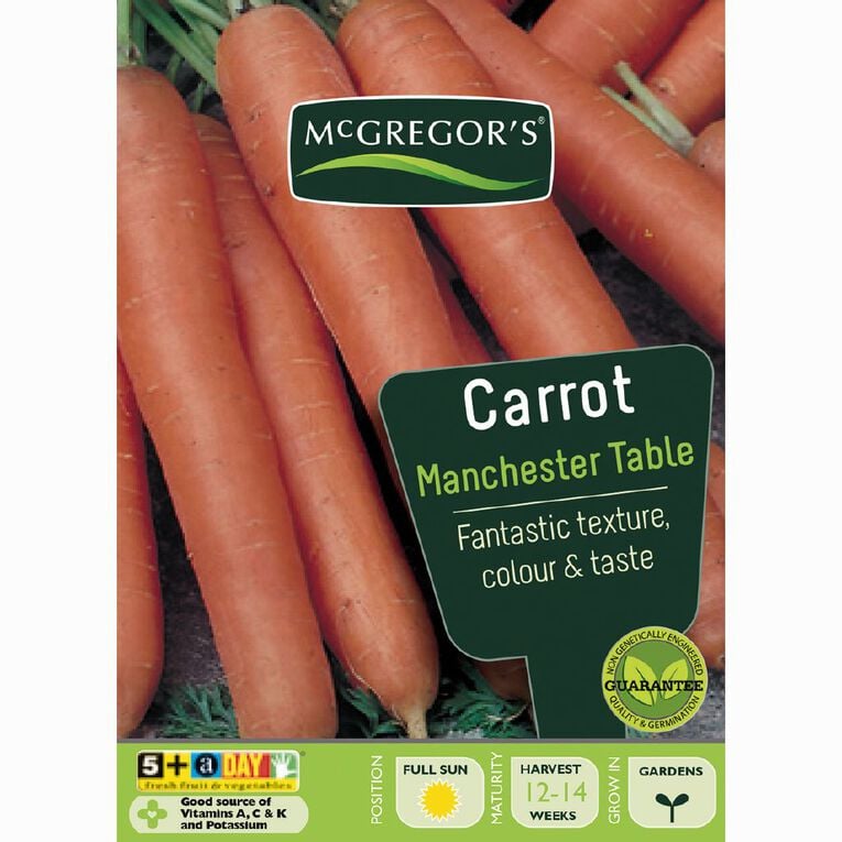 McGregor's Manchester Carrot Vegetable Seeds, , hi-res