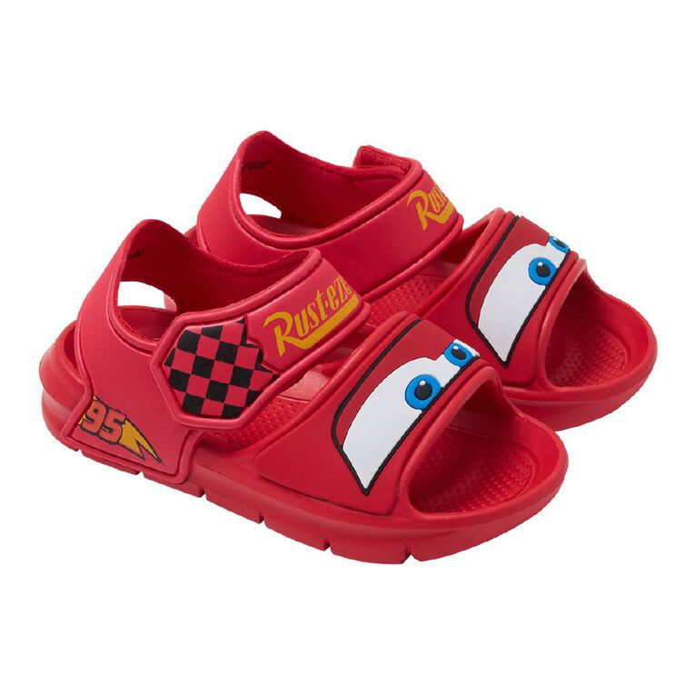 Cars Younger Kids' Beach Sandals, Red, hi-res