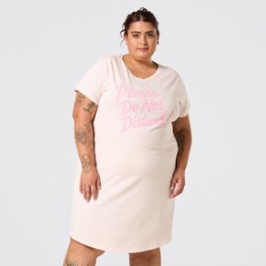 H&H Women's Plus V Neck Nightie