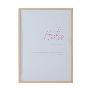 Living & Co Aroha Text Framed Print 50cm x 70cm