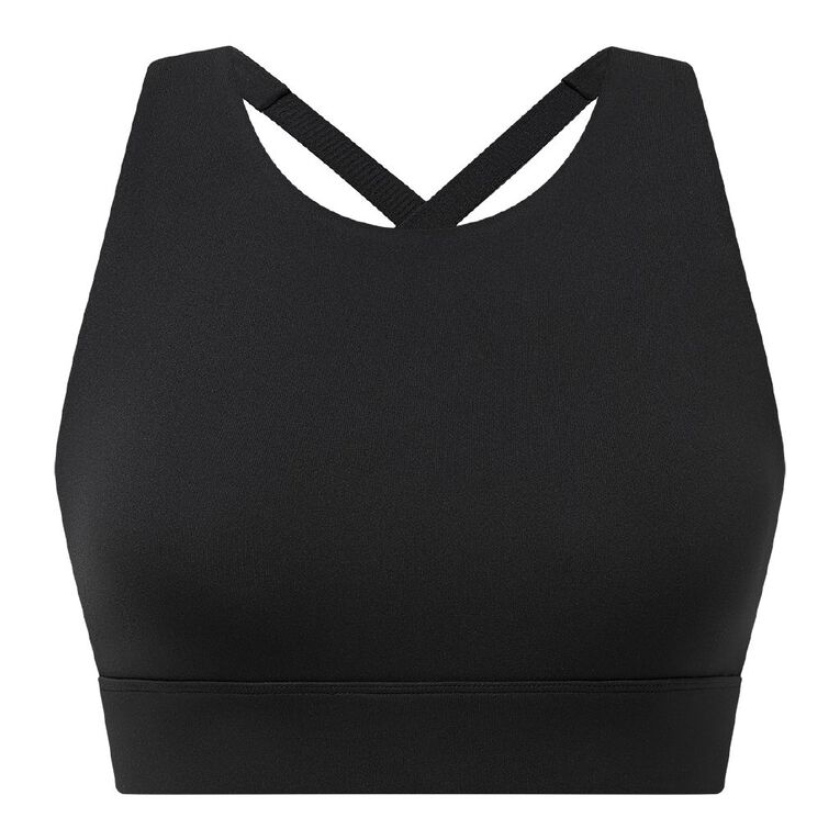 Active Intent Women's Performance Crop, Black, hi-res