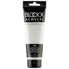 BLOCKX Acrylic Tube Pearlescent White 120ml