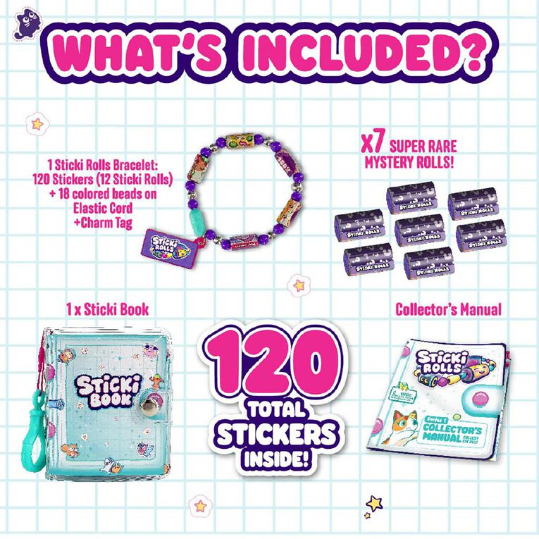 Sticki Rolls Sticki Book Pack, , hi-res