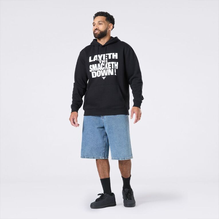 WWE Men's Hoodie, Black, hi-res
