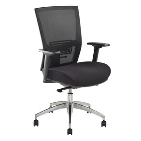 Jasper J Advance BreatheX Mesh High Back Commercial Chair Arms Black
