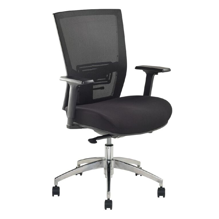 Jasper J Advance BreatheX Mesh High Back Commercial Chair Arms Black, , hi-res