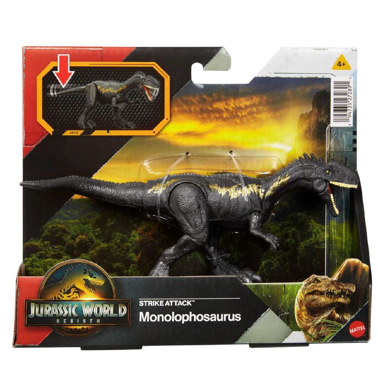 Jurassic World Rebirth Strike Attack Dino Assorted, , hi-res