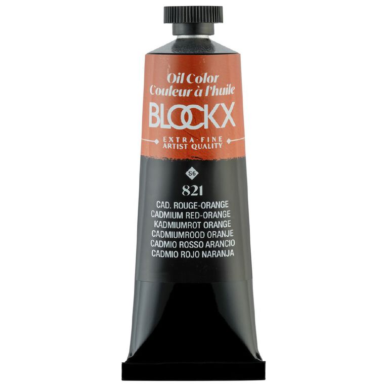 BLOCKX Oil Tube 35ml S6 821 Cadmium Orange, , hi-res