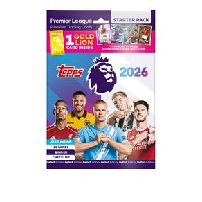 Topps 2026 Premier League Trading Card Starter Pack