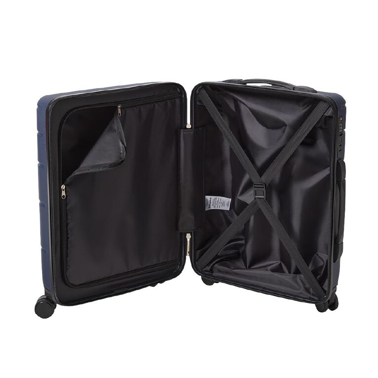 Living & Co 50cm Hard Carry On Suitcase Navy, , hi-res