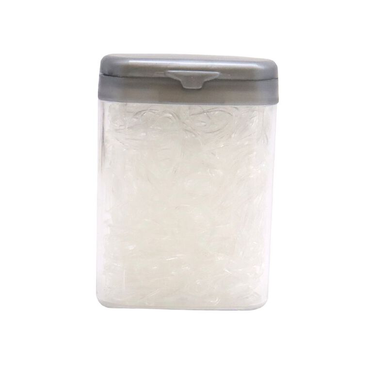 Poppi Poly Bands Clear 100 Pack, , hi-res
