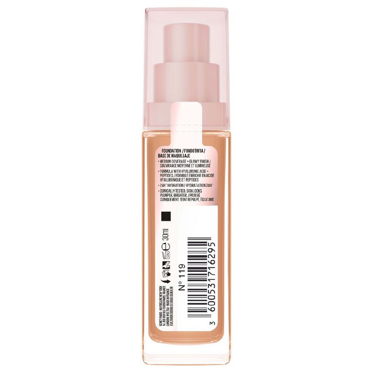 Maybelline Lifter Plump & Glow Foundation 119, , hi-res