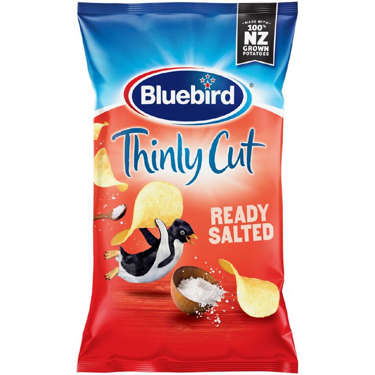 Bluebird Thinly Cut Ready Salted 140g