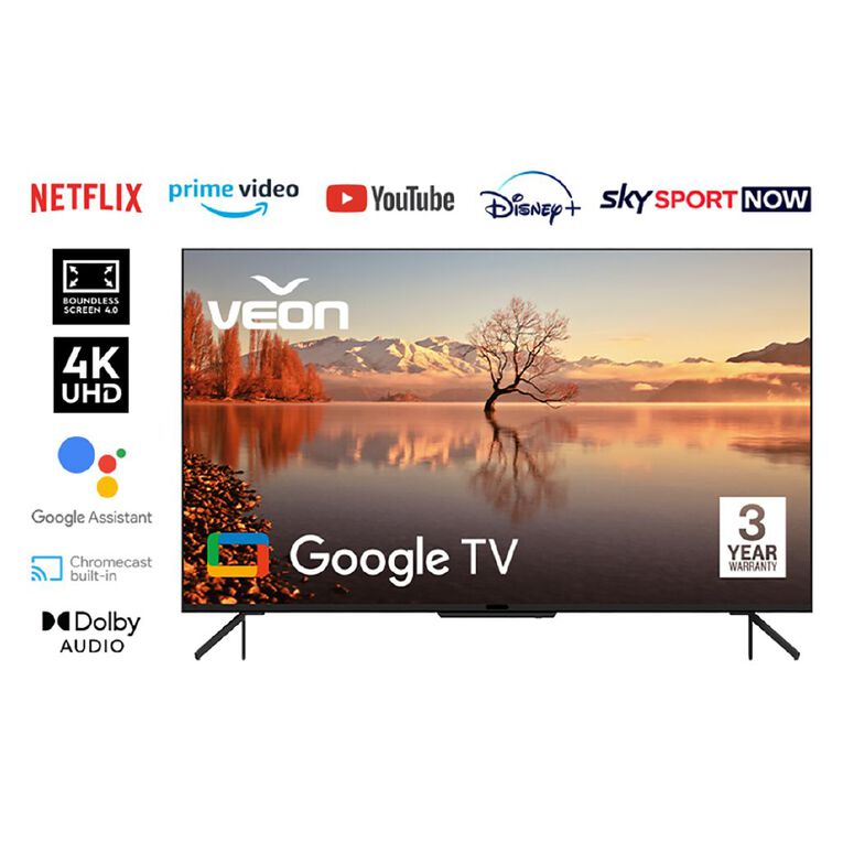 Veon 55 inch 4K Ultra HD Google Smart TV, , hi-res