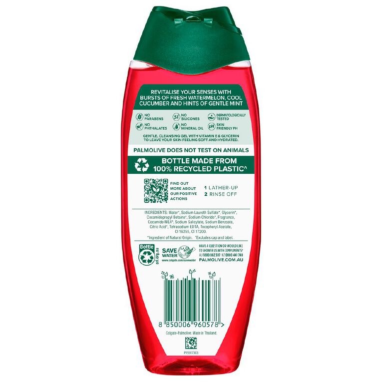 Palmolive Naturals Body Wash Watermelon 500ml, , hi-res
