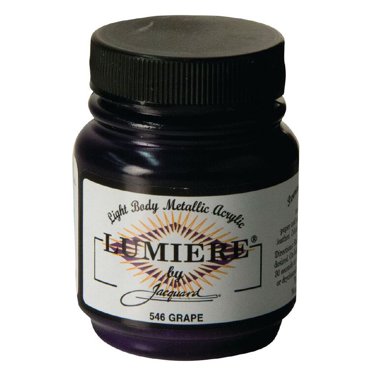 Jacquard Lumiere Acrylic Paint Grape 66.54ml, , hi-res
