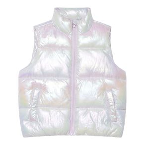 Young Original Metallic Puffer Vest