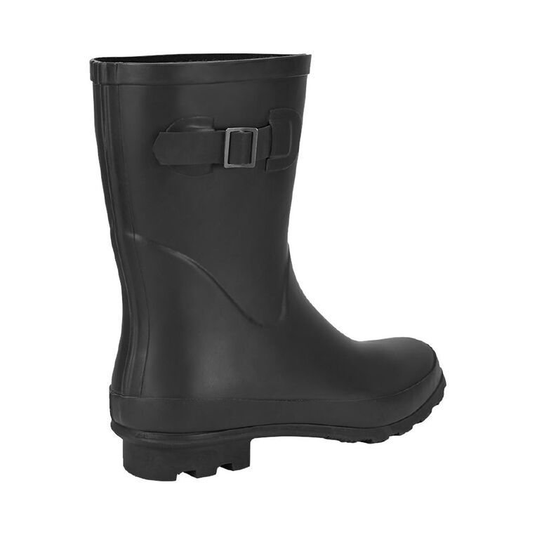 H&H Women's Classic 3/4 Length Gumboots Black The Warehouse