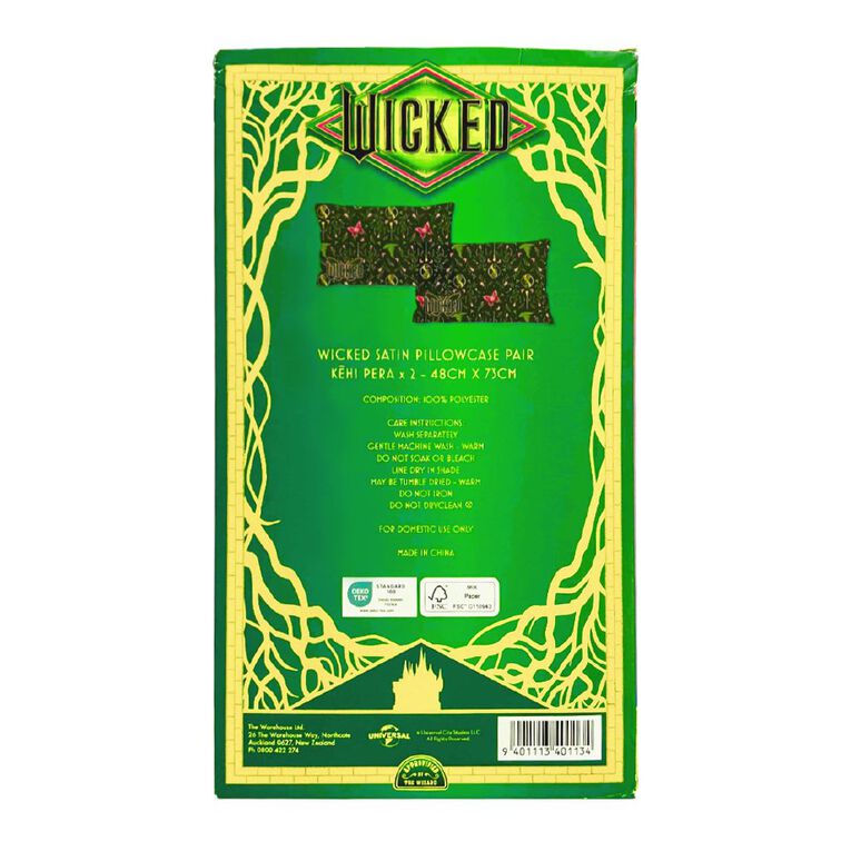 Wicked Pillowcase Pair, , hi-res