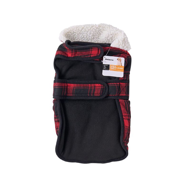 Petzone Check Jacket Red Small, , hi-res