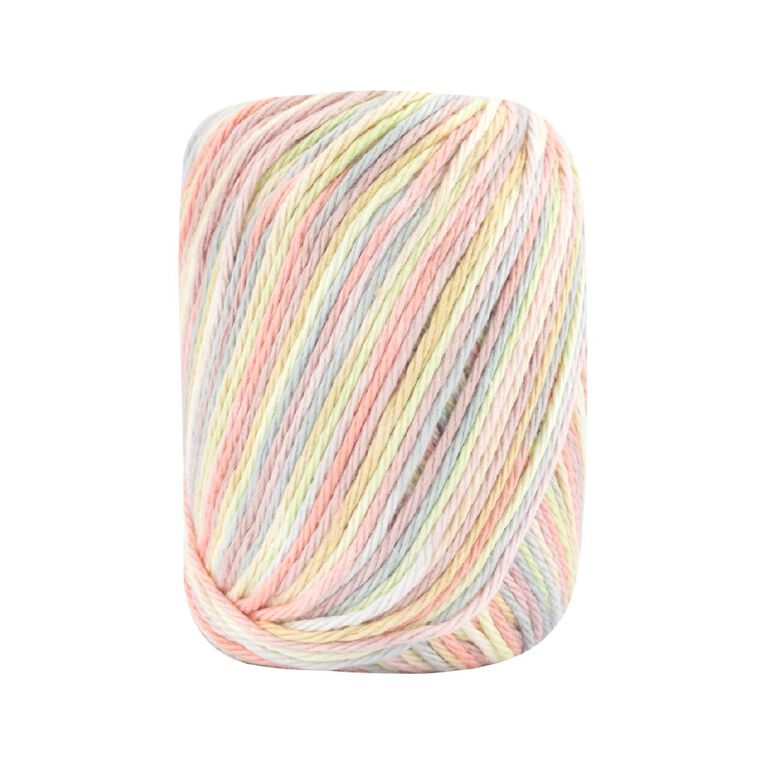 Birch Cotton Print 4Ply Worsted 100% Cotton 65G Summer Melon, , hi-res