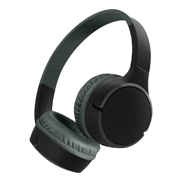 Belkin SoundForm Mini 2 Wireless On-Ear Kids Headphones Black, , hi-res