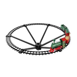 Wonderland Novelty Around The Tree Train Set Red