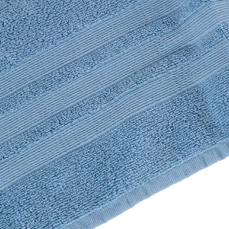 Living & Co Plush Plain Spa Towel Blue, , hi-res