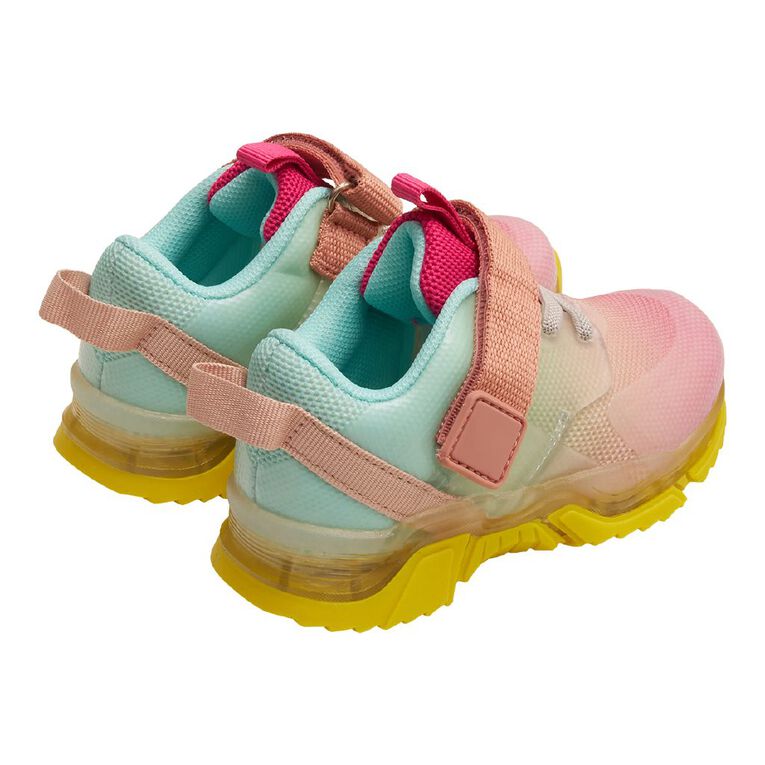 Active Intent Junior Kids' Tina Light Up Trainers, Pink, hi-res
