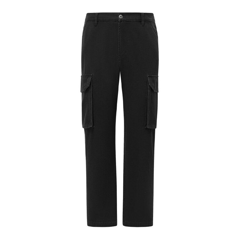 Garage Men's Relaxed Cargo Pants, Grey Dark, hi-res