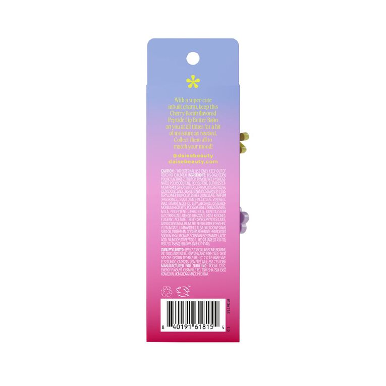 Daise Peptide Lip Butter Balm Cherry Bomb 15ml, , hi-res
