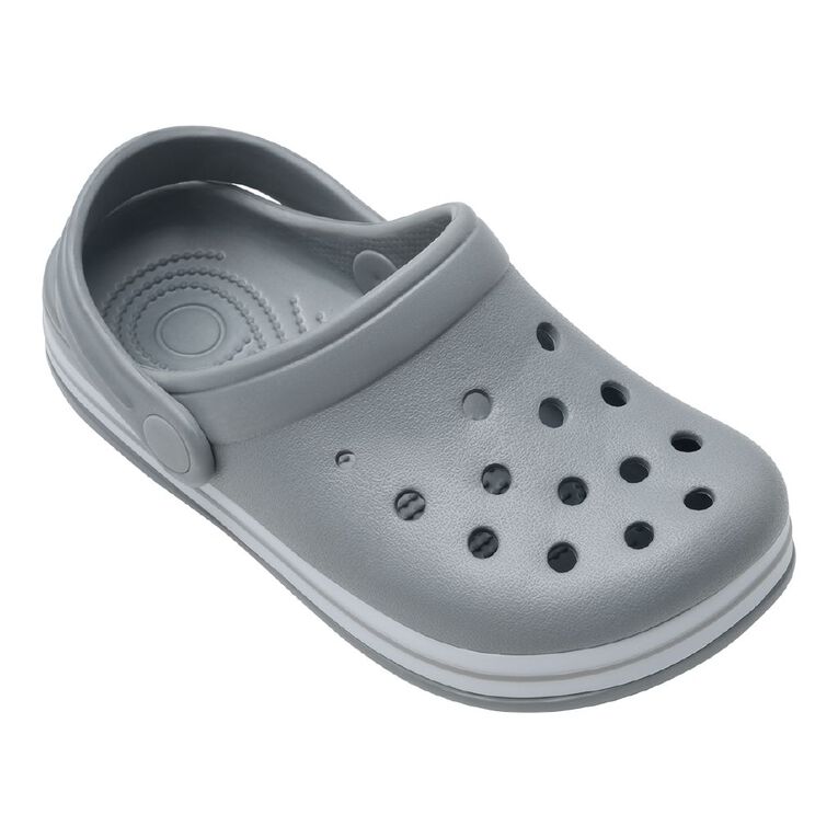 Young Original Senior Kids' Jack Frog Clog Shoes, Grey, hi-res