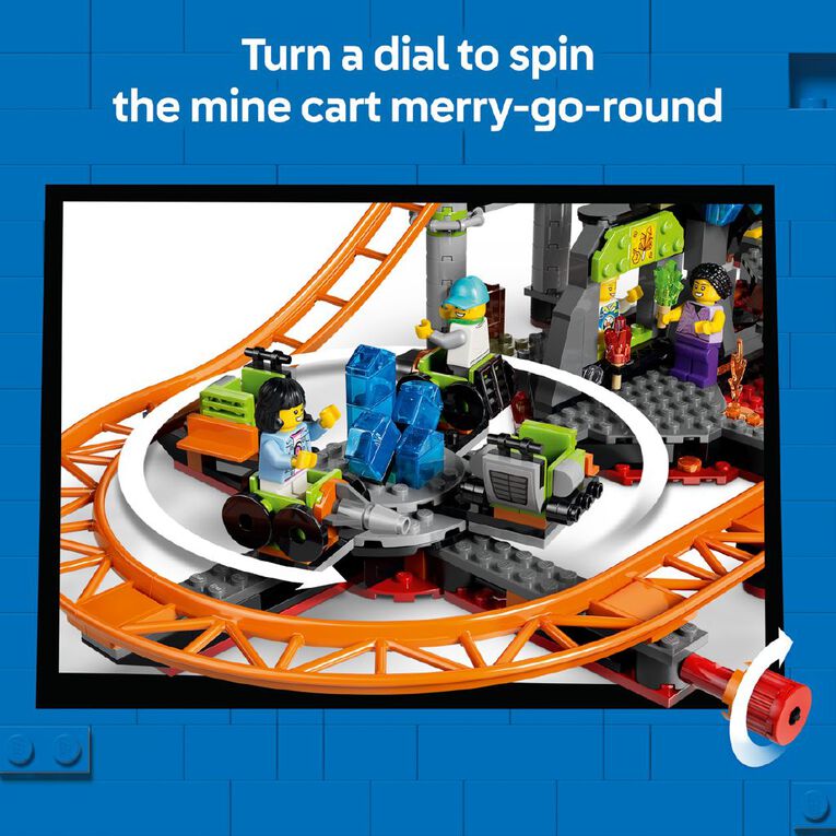 LEGO CITY Lava Land Roller Coaster Park 60501, , hi-res