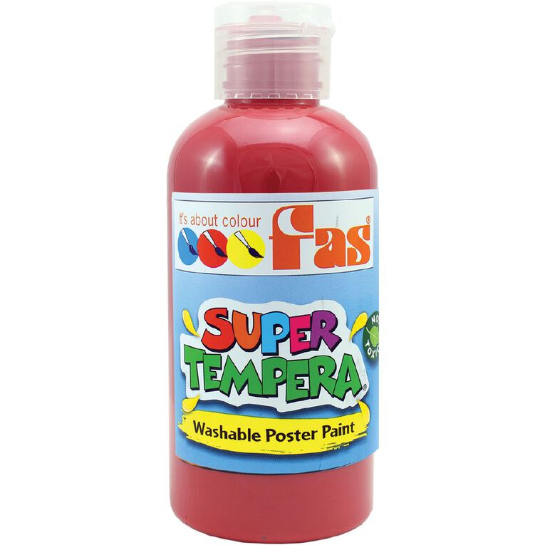 FAS Paint Super Tempera 250ml Burgundy, , hi-res