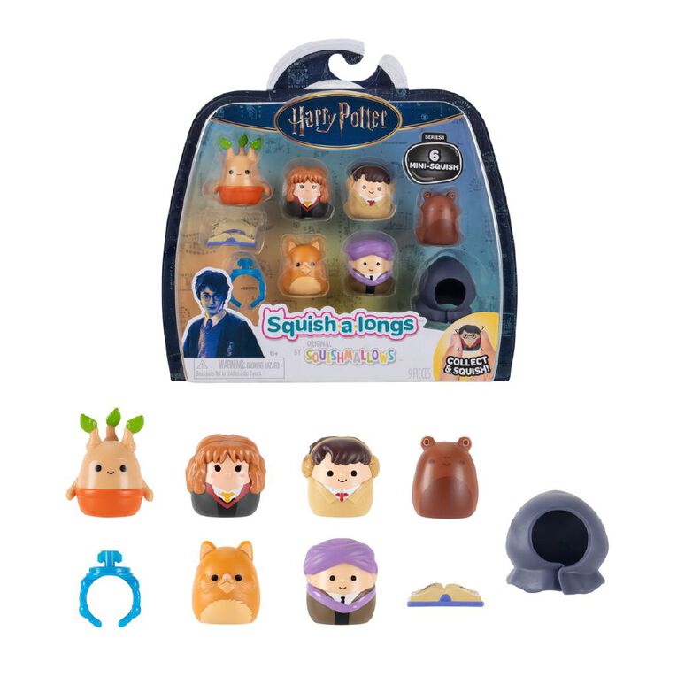 Harry Potter Squishalongs 6 Pack Assorted, , hi-res
