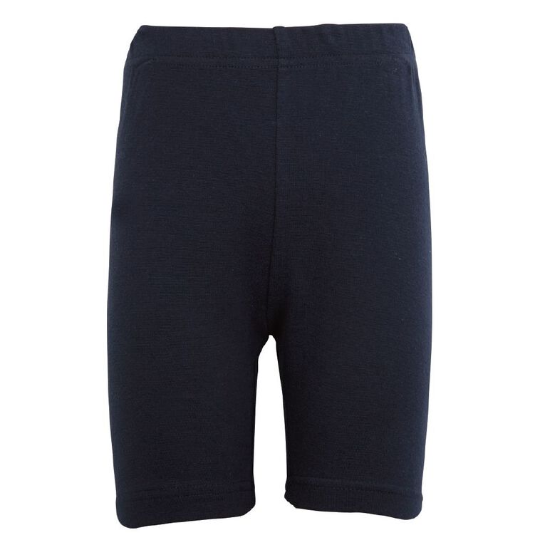 Schooltex Girls' Bike Shorts, Navy, hi-res