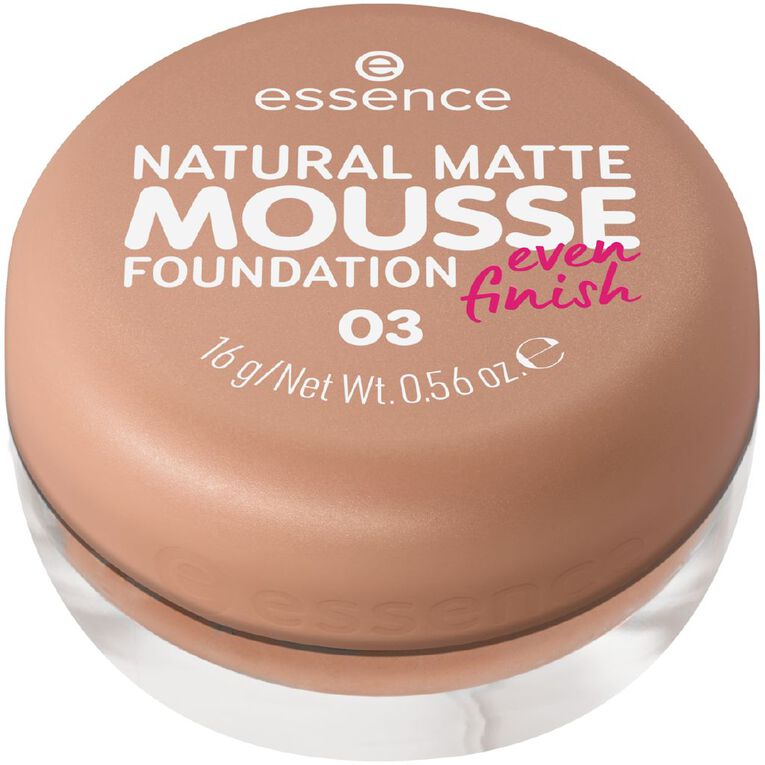 Essence Natural Matte Mousse Foundation 03, , hi-res