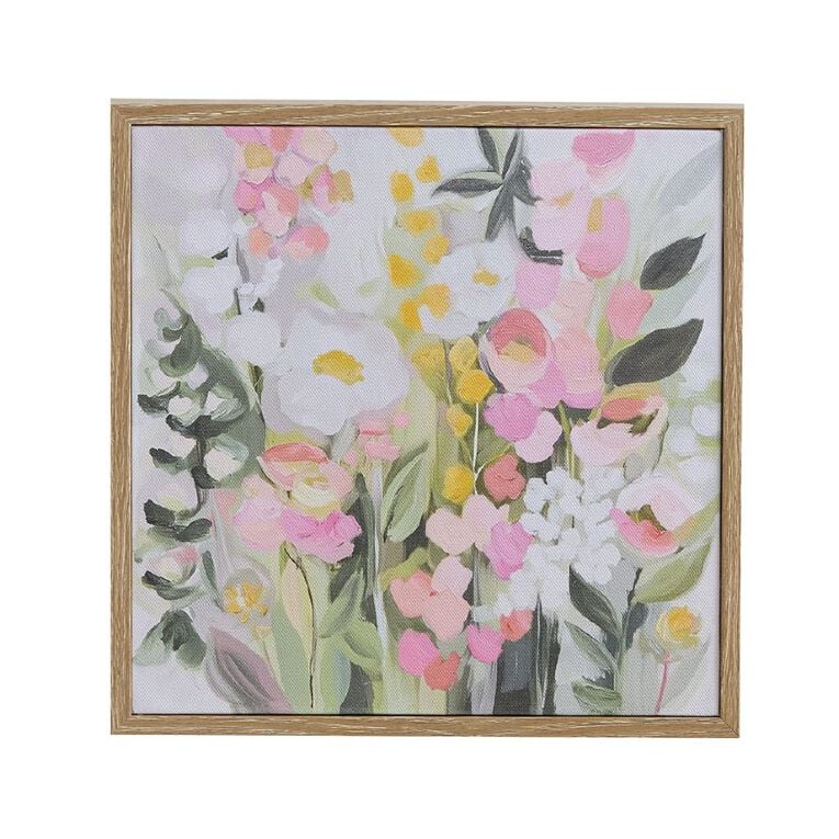 Living & Co Framed Canvas Meadow 25cm x 25cm, , hi-res