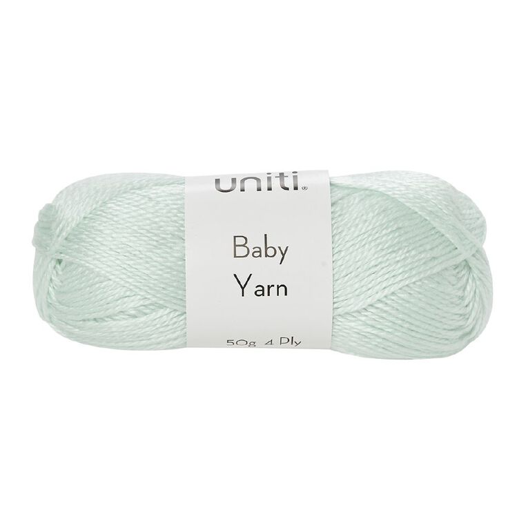 Uniti 4-ply Baby Acrylic Yarn Mint 50g, , hi-res
