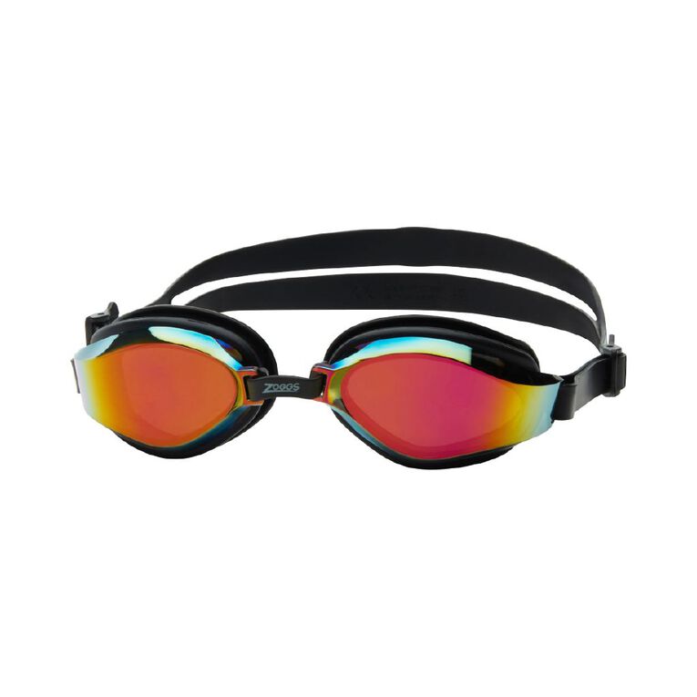 Zoggs Endura Max Titanium Mirror Black Violet, , hi-res