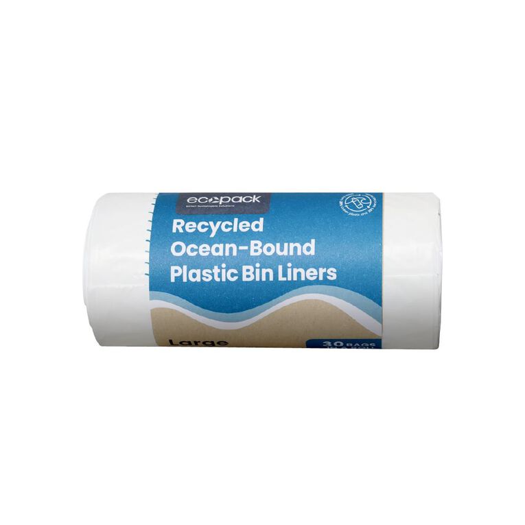 Ecopack Ocean-Bound Recycled Plastic Bin Liners Large, , hi-res