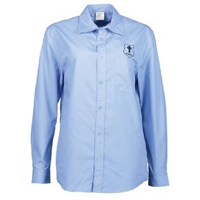 Schooltex St Mary's Hastings Long Sleeve Shirt with Embroidery