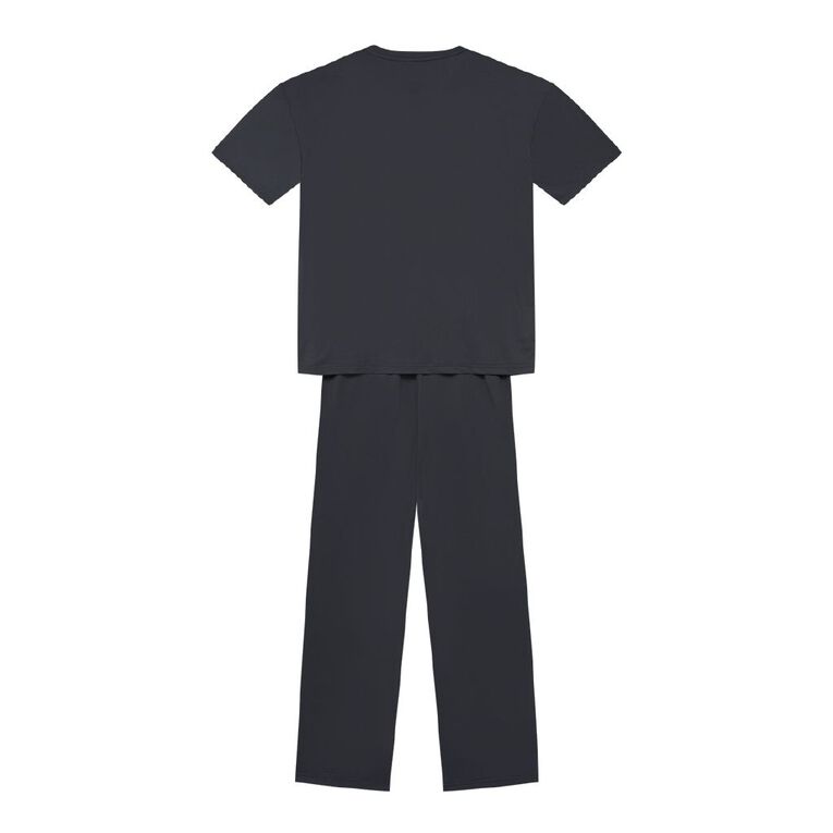 H&H Boys' Comfy Pyjama Set, Grey Dark, hi-res