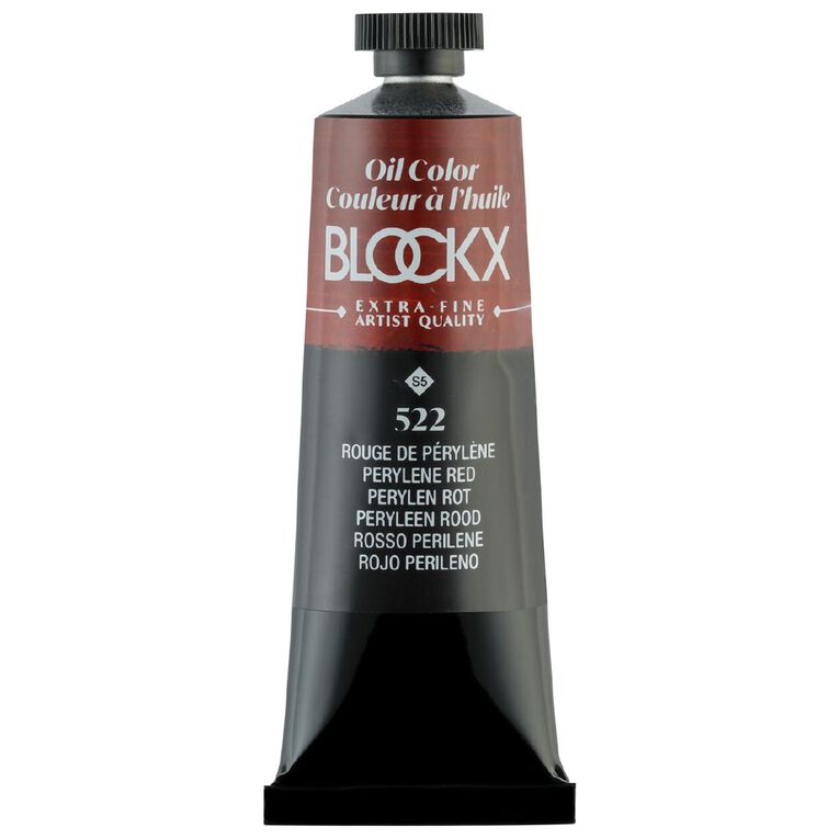 BLOCKX Oil Tube 35ml S5 522 Perylene Red, , hi-res