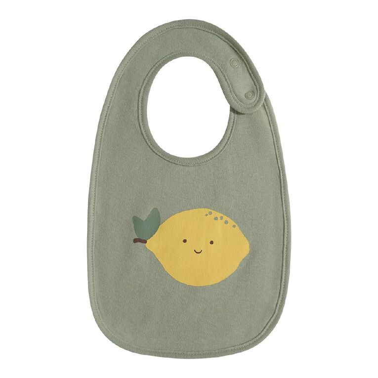 Young Original Babys' Dome Bibs 3 Pack, Green Light, hi-res