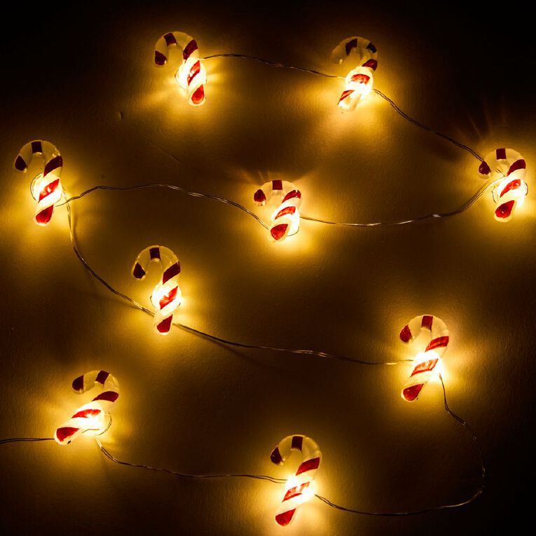 Wonderland Novelty Battery String Lights Warm White 20 LED Assorted, , hi-res