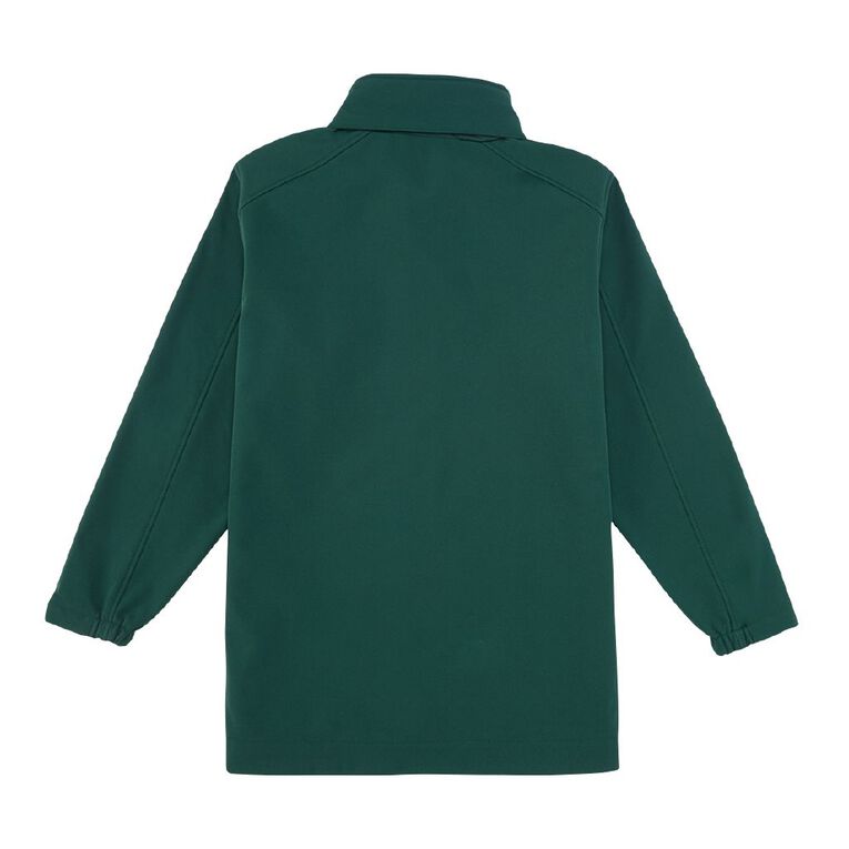 Schooltex Birkdale Intermediate Softshell Jacket with Embroidery, Bottle Green, hi-res