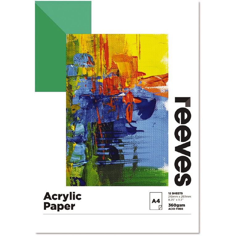 Reeves Acrylic Pad A4, , hi-res