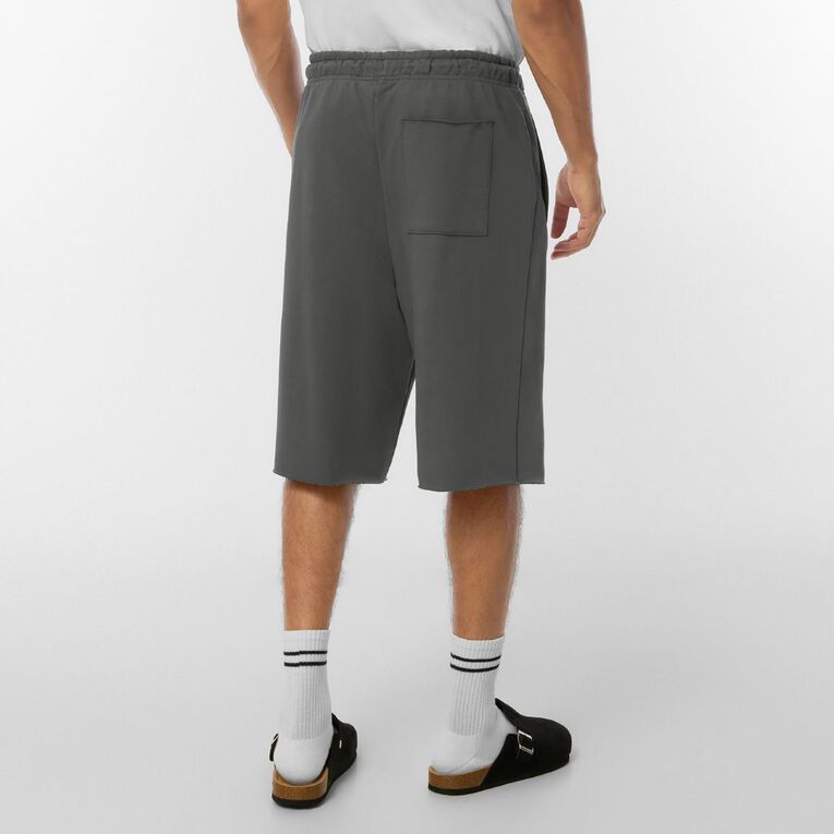 Garage Men's Baggy Terry Shorts, Grey Dark, hi-res